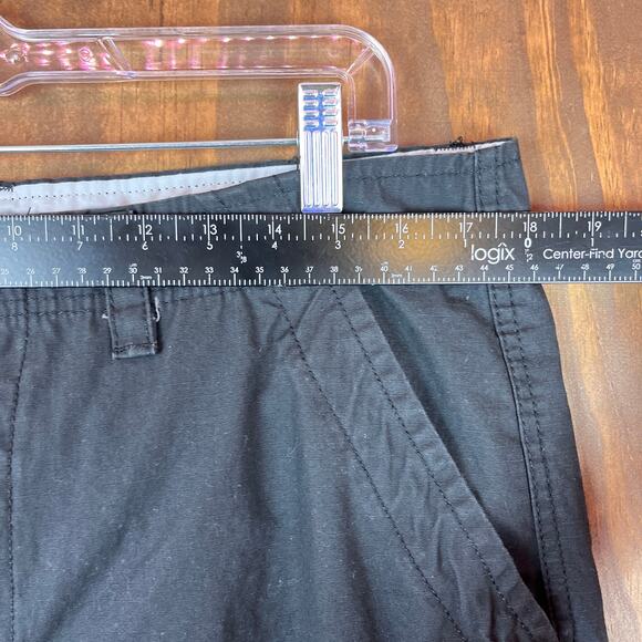 WeArFirst Mens Shorts Black Cargo Outdoors Active Gorpcore 100% Cotton 36x10 - Picture 7 of 12